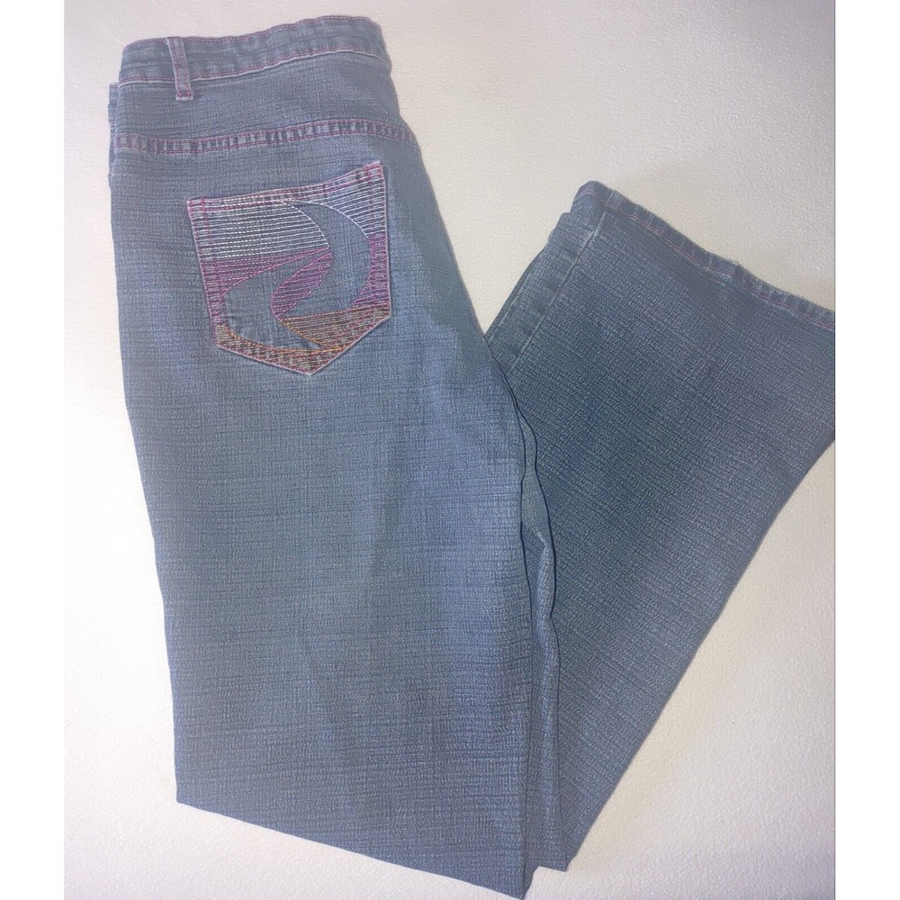 Crest Women's High-Rise Boot Cut Jeans Size 18/29 Five Pocket Design Stretch